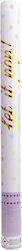 Round Confetti Cannon with Multicolour Confetti