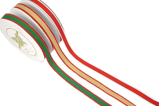 Kappa Decor Band Doppelseitig Gestreift Beige mit Breite 10mm