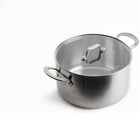 Mauviel 1830 Mauviel Pot Deep Stainless Steel Pot 5.7lt / 24cm