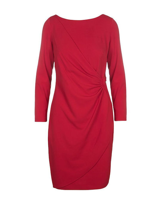 Pinko Midi Evening Dress Red 104838A2H1R48 | Skroutz.eu