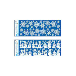 Stickers With Snowman Pattern
