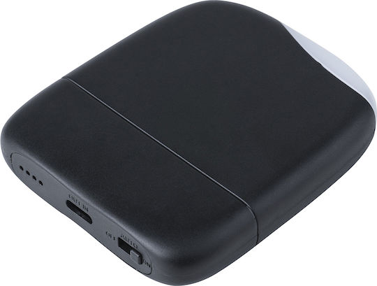 Xoopar Ice-P ECO Power Bank 5000mAh με Θύρα USB-C Μαύρο