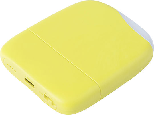 Xoopar Ice-P ECO Power Bank 5000mAh с USB-C порт Жълт