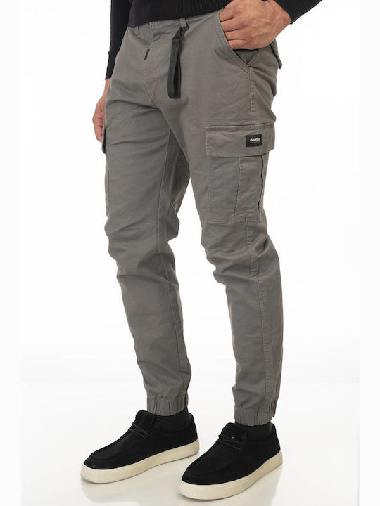 Double Herrenhosen Cargo Grau