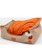 Monpeo Sofa Hundebett Braun 50x40cm.
