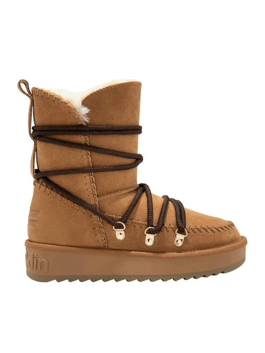 D.Franklin Nordic Nova Leather Women's Ankle Bo...