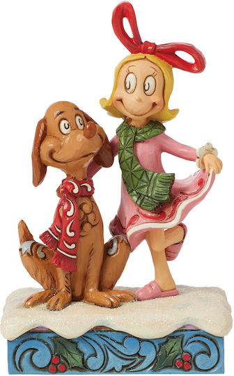 Enesco Χριστουγεννιάτικη Φιγούρα Ύψους 14εκ. Cindy Lou & Max