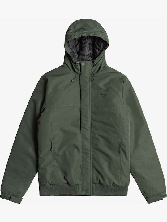 Billabong All Day Μπουφάν Αδιάβροχο Dark Military