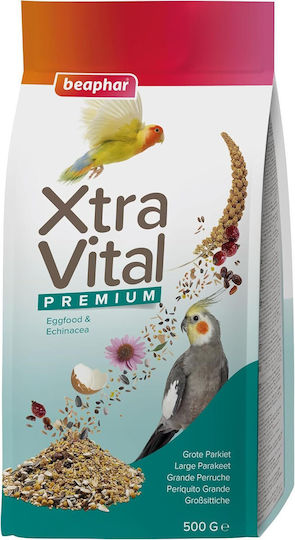 Beaphar Xtra Vital Premium Birds Food for Medium Parrots 500gr