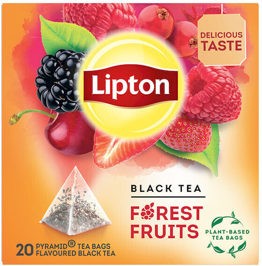 Lipton Τσαι Μαυρο Πυραμιδα 20x1 7gr Φρουτα Του Δασους 1-51637