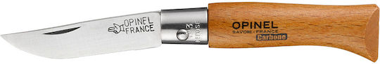 Opinel Knife Gray with Blade made of Carbon Steel