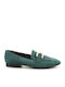 Women's Moccasins in Green Color