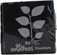 Endless Premium Χαρτοπετσέτα Μαύρη 33x33εκ. τμχ