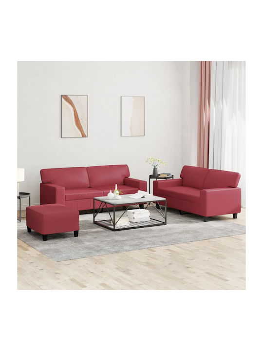 Σετ Σαλονιού 3-Sitzer & 2-Sitzer & Hocker
