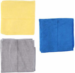 Dunlop Car Microfiber Cleaning Cloths 35x35cm 3 Pieces