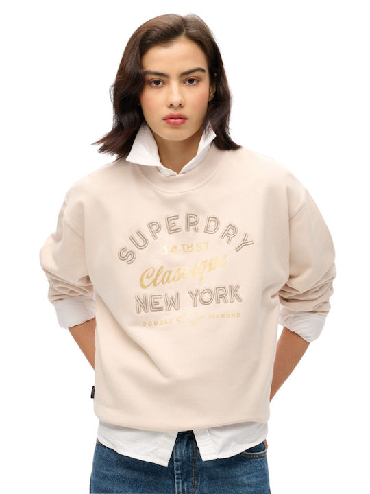 Superdry Women's Sweatshirt Beige