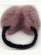 Γυναικείο Earmuff Πλεκτό σε Ροζ χρώμα