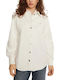 Damen Weiß Overshirt