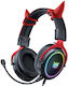 Onikuma X10 Devil Over Ear Gaming Headset με σύνδεση 3.5mm / USB for Nintendo Switch / PS4 / PS5 / XBOX