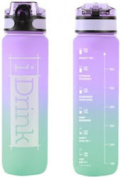 iDrink Wasserflasche 1000ml Lila iDrink Wasserflasche 1000ml Lila
