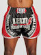 Leone 1947 Shorts Kick/Thai-Boxen Rot