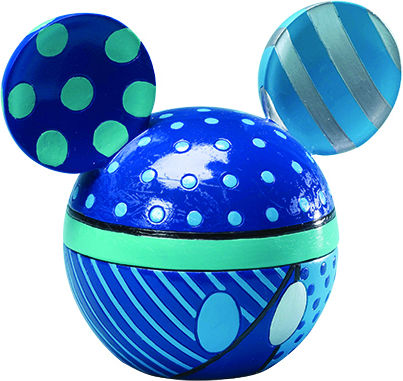 Enesco Διακοσμητικό Κουτί Mickey Μπλε