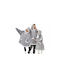 Blanket with Sleeves Grey