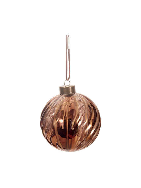 Hanging Ball Ornament Ornament Glass Brown