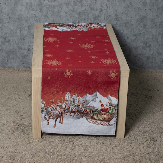Cotone Christmas Tablecloth Runner L44xW140cm.