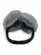 Earmuff Knitted in Gray color