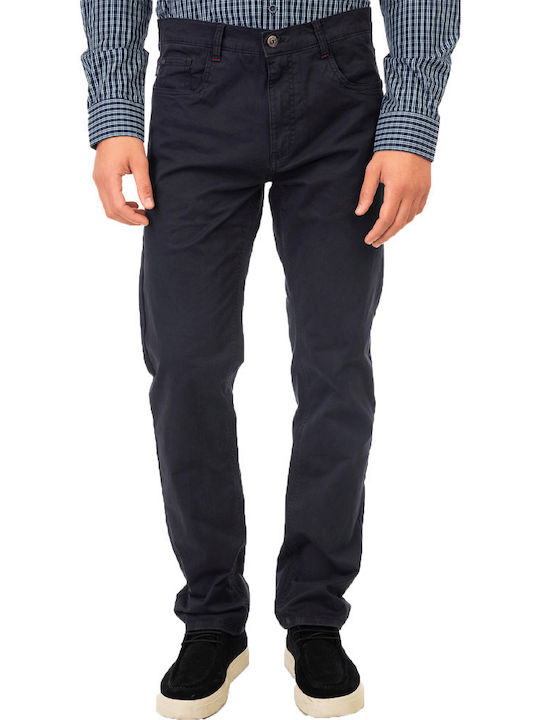 Pantaloni Elastic cu Croială Normală Marina