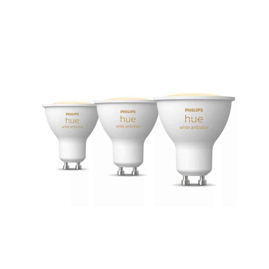 Philips Smart Λάμπα LED 4.2W για Ντουί GU10 Ρυθμιζόμενο Λευκό