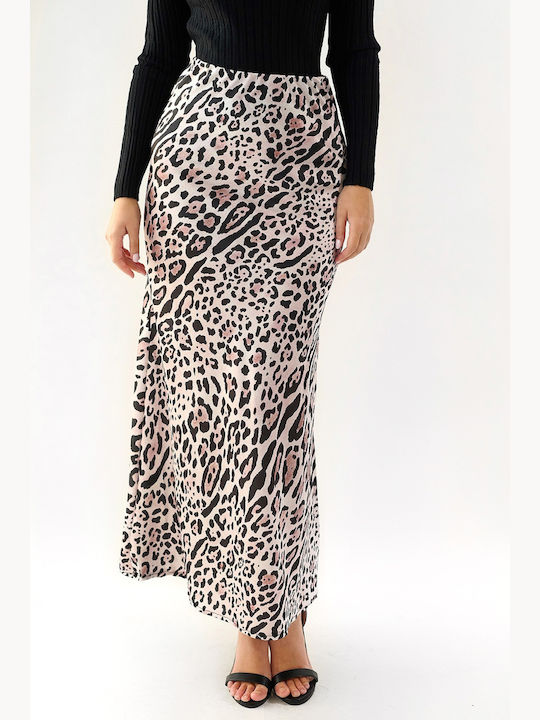 DOT Skirt Leopard Ecru