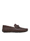 Leder Herren Mokassins in Braun Farbe