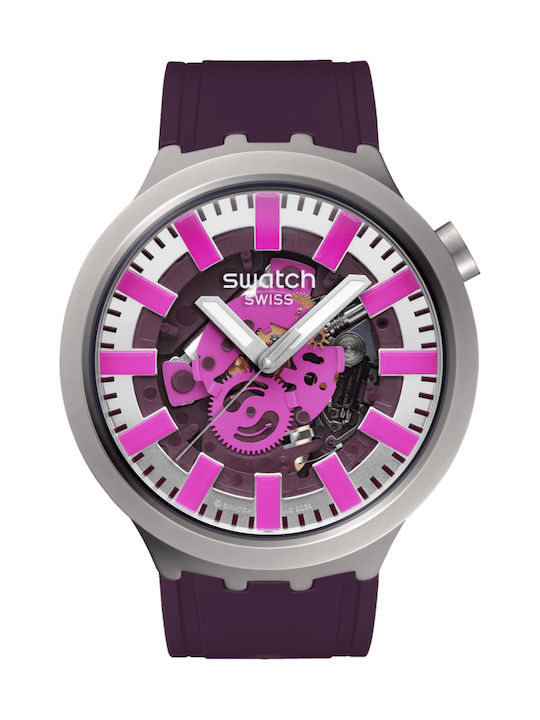 Swatch Unisex Ceas Bărbați Baterie Cu Curea Vio...