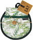 Kentia Kentia Pot 243 Set 2 Pieces Kitchen Towel 0040419 Πιάστρα Κουζίνας Υφασμάτινη Πράσινη 2τμχ
