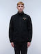 Men's Fleece Cardigan Black