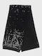 Women's Wool Scarf Black