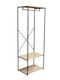 Liberta Free 60 Floor Garment Rack made of Wood Black 40x40x167cm
