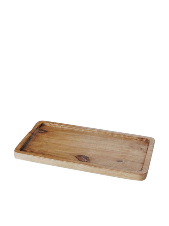 Atmosphera Rechteckig Serviertablett in Braun Farbe 36x20x2.5cm 00.07.72007 1Stück