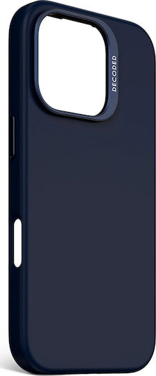 Decoded Umschlag Rückseite Silikon 1.2mm Marineblau (iPhone 17 Pro / iPhone 16 Pro)
