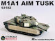Dragon Models M1a1 Tusk Abrams Us Marine Corps 8th Modeling Figure Tank in Scale 1:72 13.6x5cm.