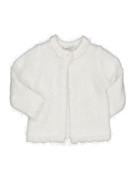 Kinderstrickjacke Gestrickt Weiß