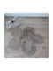 Kids Synthetic Rug Taupe 86x86cm