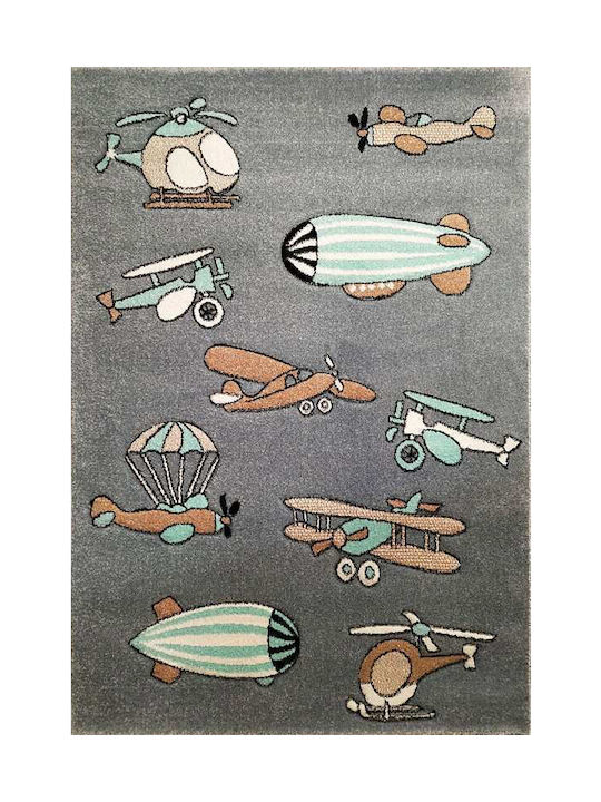 Koulis Carpets Kinder Teppich Blau 70x150cm