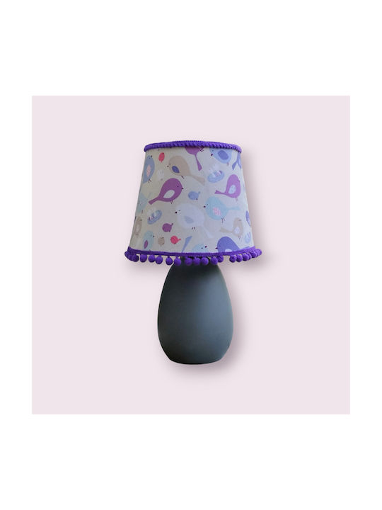 Oxygen Kids Decorative Lamp Purple 25x15x13εκ.