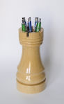 Wooden Pencil Holder in White Color