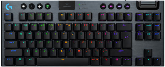 Logitech G G915 X Lightspeed Wireless Gaming Mechanical Keyboard Tenkeyless with GL Clicky switches and RGB lighting (English US)