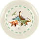 Die Spiegelburg Baby Food Plate Dinosaurs made of Plastic Beige