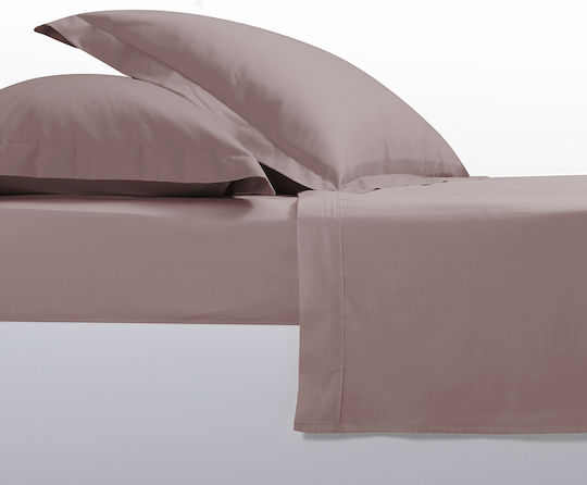 Nef-Nef Homeware Bettlaken Super-Doppel 240x270cm. Elements Mocca